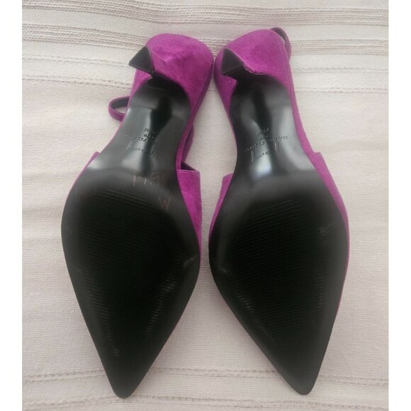 Marc Fisher Women's Emalyn Slingback Pointed Toe Pumps Magenta Suede Size 7.5 M - Picture 6 of 7